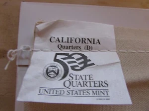 $25 Unopened Mint Bag, 2005-D California State Quarters - Picture 1 of 3