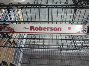 Chris Roberson Philadelpia Phillies 2007 Official Locker Room Nameplate - Imagen 1 de 1