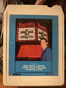 The Jimmy Dean Show 8-Track Music Cartridge - Live At Harrah’s Club Reno Casino - Picture 1 of 3