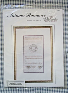 The Victoria Sampler Autumn Romance Sampler Embroidery Pattern & Accessory Pac - Picture 1 of 4