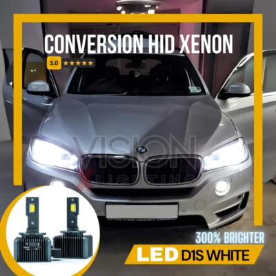 BMW X5 F15 2013-2018 actualización xenón HID a D1S conversión LED haz bajo brillante Foto 1 de 4