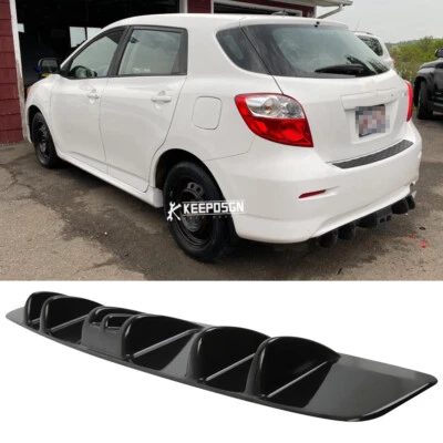 For 2003-2014 Toyota Matrix 30" X 5" Fins Rear Diffuser Splitter Spoiler Valance - Image 1 of 4