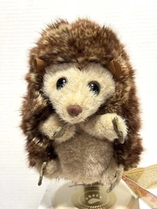 Folkmanis Hedgehog Hand Puppet 7” Plush Stuffed Animal New with Tags - Picture 1 of 12
