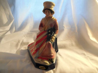 Heritage china Betsy Ross liquor bottle decanter 1975 Rare! Empty - Image 1 of 4