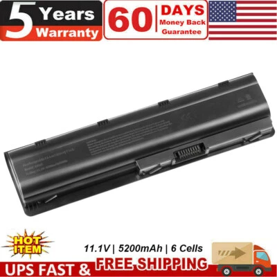 Battery for HP Pavilion dv7 dv6 dv5 g6 g7 dm4 G72 CQ42 CQ56 MU06 593553-001  - Image 1 of 4