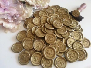 Wax seal stickers - Letter A B C D E F G H I J K L M N O P Q R S T U V W X Y Z - Picture 1 of 4