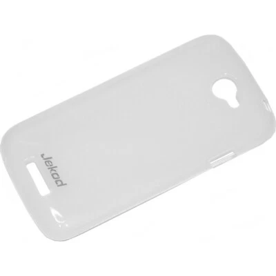 Custodia Jekod Originale Tpu-case Cover Silicone Htc One S Bianca White - Immagine 1 di 3