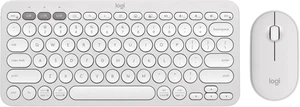 Logitech Pebble 2 Combo Wireless Keyboard/Mouse Bundle - Tonal White - Open Box - Afbeelding 1 van 2