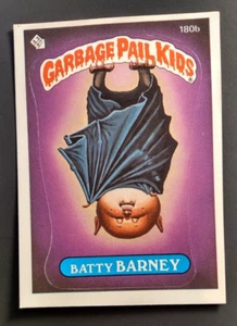 Batty Barney #180b 1986 Topps Garbage Pail Kids Series 5 - Picture 1 of 2