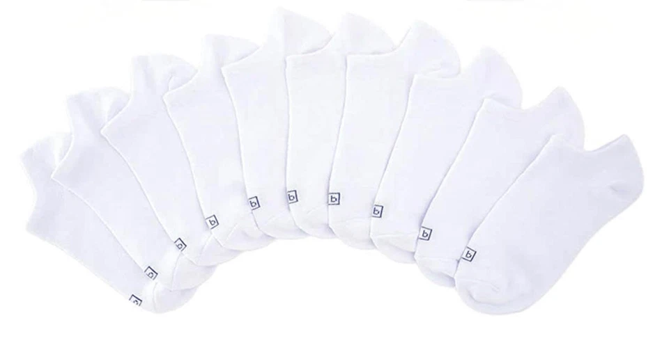 Женские носки K. Bell No Show, размер обуви 5,5–10, 10 пар - Изображение 1 из 2