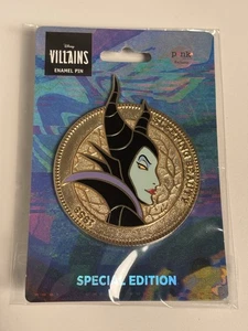 Disney Pin Pink A La Mode 2024 Münze Medaillon Serie Malefiz LE 300 #168784 - Bild 1 von 7