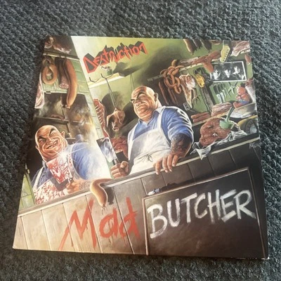 DESTRUCTION Mad Butcher 1987 Thrash ORIGINAL RED vinyl! Steamhammer She 4001 - Image 1 of 4