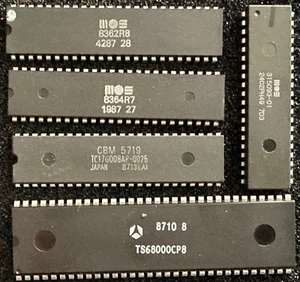 5x Chip; Paula 8364R7/Denise 8362R8/ Gary Cbm 5719 / Kick 1.2 Mos/TS68000CP8 - Picture 1 of 1