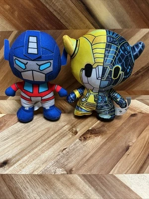 Hasbro Transformers 7 " Plush Toy Set, Optimus Prime, Bumblebee - Image 1 of 3