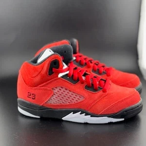 Jordan 5 Retro Raging Bull Red (2021) (PS) Sz 1Y - Picture 1 of 5