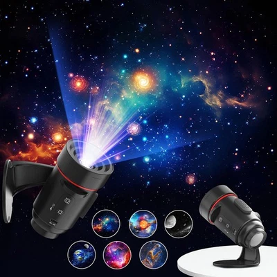 HD Galaxy Projector Planetarium Star Projector Moon Lamp Starry Sky Night Light - Image 1 of 4