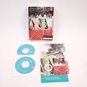 Adobe Photoshop Elements 12 Windows/Mac OS CD Rom con serie manual/clave - Imagen 1 de 4