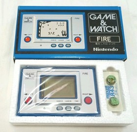 Nintendo Game ＆ Watch Fire Boxed Japan NOS