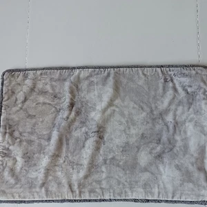 Pottery Barn Talisa Printed Velvet Lumbar Pillow 16x26 Gray Multi NWT Minor Flaw - Picture 1 of 6