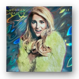 Meghan Trainor Title 10th Anniversary Translucent Pink 2LP Signed Booklet New - Picture 1 of 15