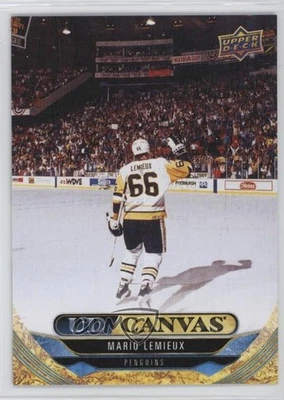 2024-25 Upper Deck Series 2 UD Canvas Retired Mario Lemieux #C249 HOF - Image 1 of 2