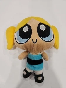 Powerpuff Girls Burbujas Rubia Azul 1999 Peluche Relleno Cartoon Network 8" - Imagen 1 de 6