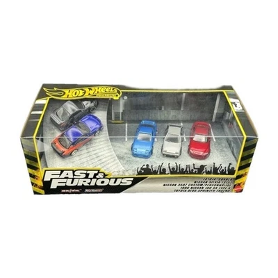 2025 Hot Wheels Premium Fast & Furious Tokyo Drift 5 Car Diorama - Image 1 of 4