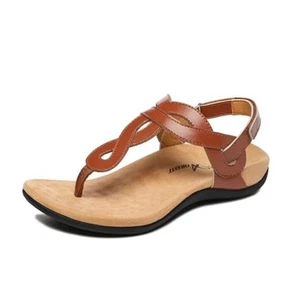 Women's Orthopedic Arch Support Sandals Comfortable Thong T-Strap Orthotic - Picture 1 of 7