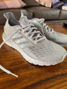 Womens ADIDAS Ultraboost Pb /Grey 'White' FW8733 Running Shoes Size 8.5 NWOB - Picture 1 of 9