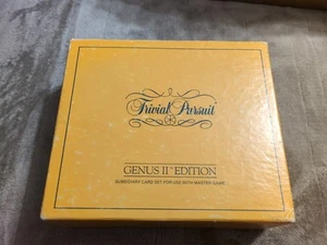 Vintage 1984 Trivial Pursuit Master Game - Genus II Edition By Horn Abbot - Picture 1 of 7