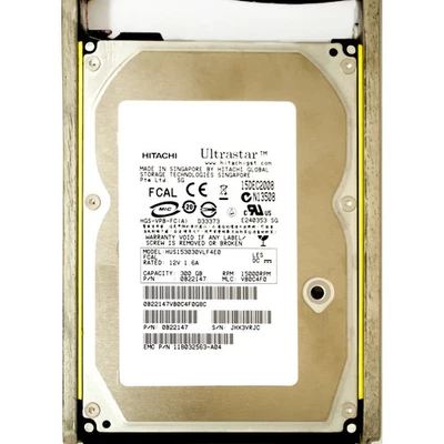 EMC (118032563-A04) 300GB FCAL (LFF) 15K in Hot-Swap Caddy - Image 1 of 2