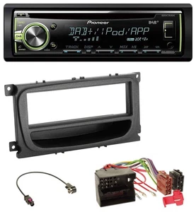 Pioneer DAB USB MP3 AUX CD Autoradio für Ford C-Max Focus Galaxy ab 2007 Ablagef - Bild 1 von 8