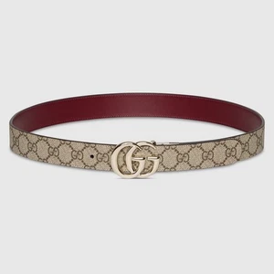 Gucci GG Reversible Marmont Wide Belt Size 95 New 2025 659417 - Picture 1 of 5