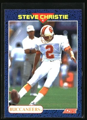1991 Score #17 Steve Christie Young Superstars - Image 1 of 2