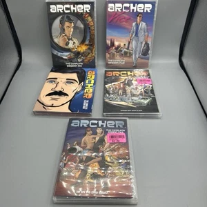 Archer Seasons 1 , 3-6 DVD Lot (1 3 4 5 6 ) FX 2010-2015Great Condition - Picture 1 of 12