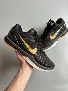 RARE🔥 Nike Zoom Kobe 6 VI ‘Black Del Sol’ Dark Grey/Sol 436311-002 - Men US 15 - Picture 1 of 13