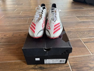 F50 Messi Elite PRESTIG10 White/Red Men’s US 8.5 UK8   ONLY USED ONCE - Image 1 of 4