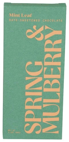 Spring And Mulb Easter Chocolate Bar Mint Leaf 2.1 oz (Pack of 12) - Image 1 of 1
