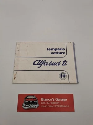 Libretto Tempario Alfa Romeo Alfasud ti - Immagine 1 di 4