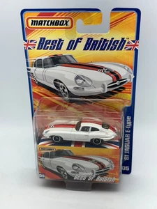 Matchbox Best of British 1961 Jaguar E-type, White, 1:64, NIB - Picture 1 of 11