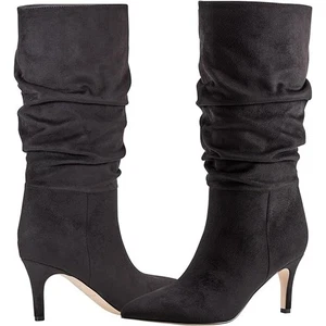 Marc Fisher Idaley halbhoher Damenstiefel schwarz, 6,5 Damen Wildleder - Bild 1 von 8