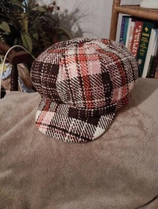 Vintage MUDD Plaid Cap Newsboy Hat - Picture 1 of 7