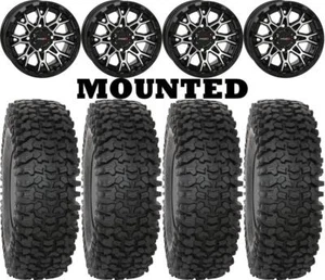 Kit 4 System 3 RC500 Tires 28x10-14 on System 3 ST-6 Machined Wheels 550 - Picture 1 of 5