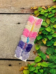 12 Feder Pastell Monarch Schmetterlinge Sortiert 2" - Künstliche Schmetterling Picks - Bild 1 von 5