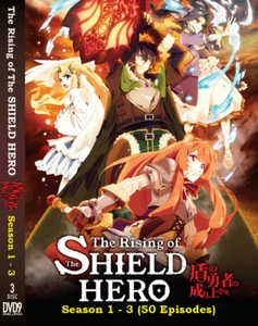 DVD Rising Of The Shield Hero Complete Season 1 2 3 Vol 1-50 End English Dubbed - Picture 1 of 3