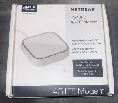 NETGEAR LM1200 - 4G LTE Broadband Modem - Image 1 of 4