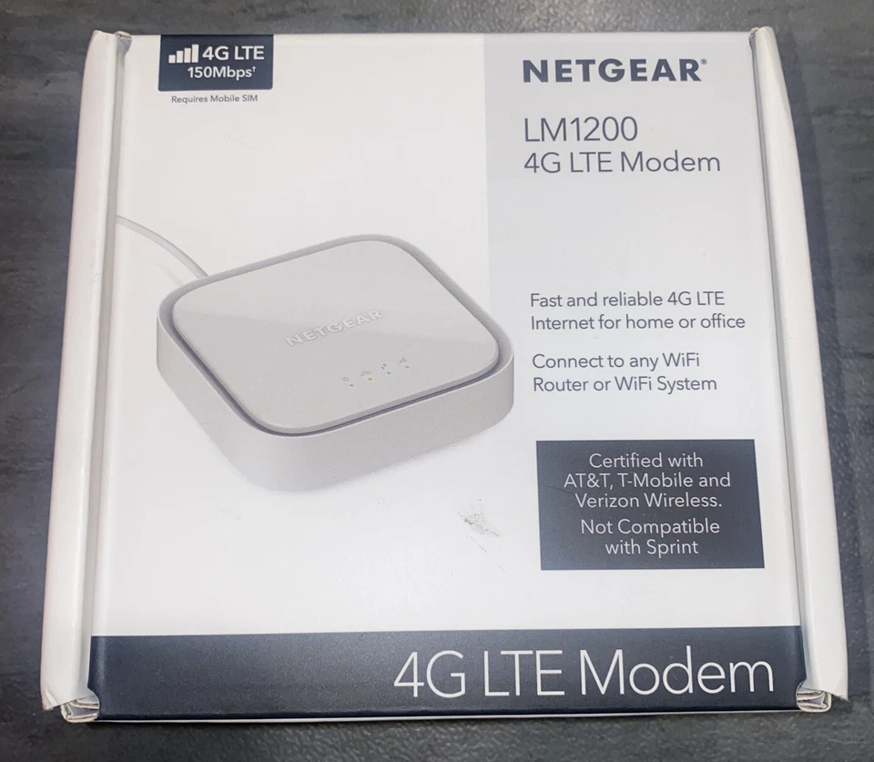 NETGEAR LM1200 - 4G LTE Broadband Modem - Image 1 of 4