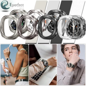 Coque rigide pour PC + verre trempé pour Samsung Galaxy Watch 7 Ultra 47 mm - Photo 1 sur 12