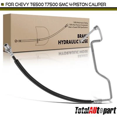 Manguera hidráulica de freno para Chevrolet T6500 T7500 GMC pinza de 4 pistones trasera derecha Foto 1 de 4