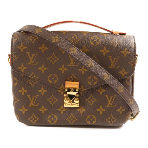 LOUIS VUITTON（LV） Pochette Louis Vuitton LV GHW Metis MM 2 vie borsa M44875 monogramma marrone